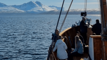 Båttur i Tromsø om vinteren
