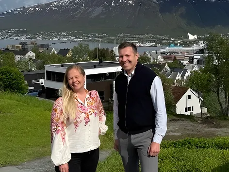 Lone Helle og Øyvind Alapnes
