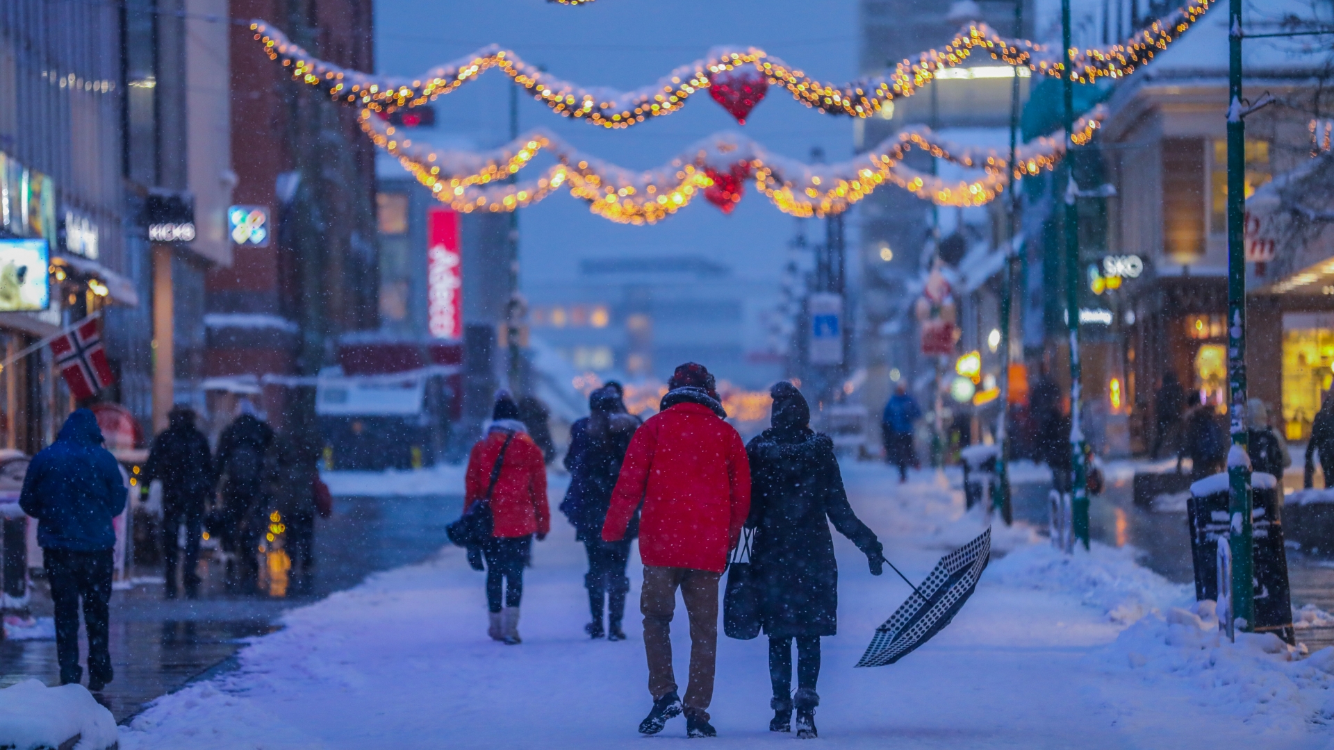 Christmas in the streets of Tromsø
