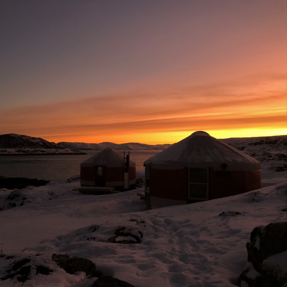 Privat to dagers Arctic Camp med vinter padling - alt inkludert