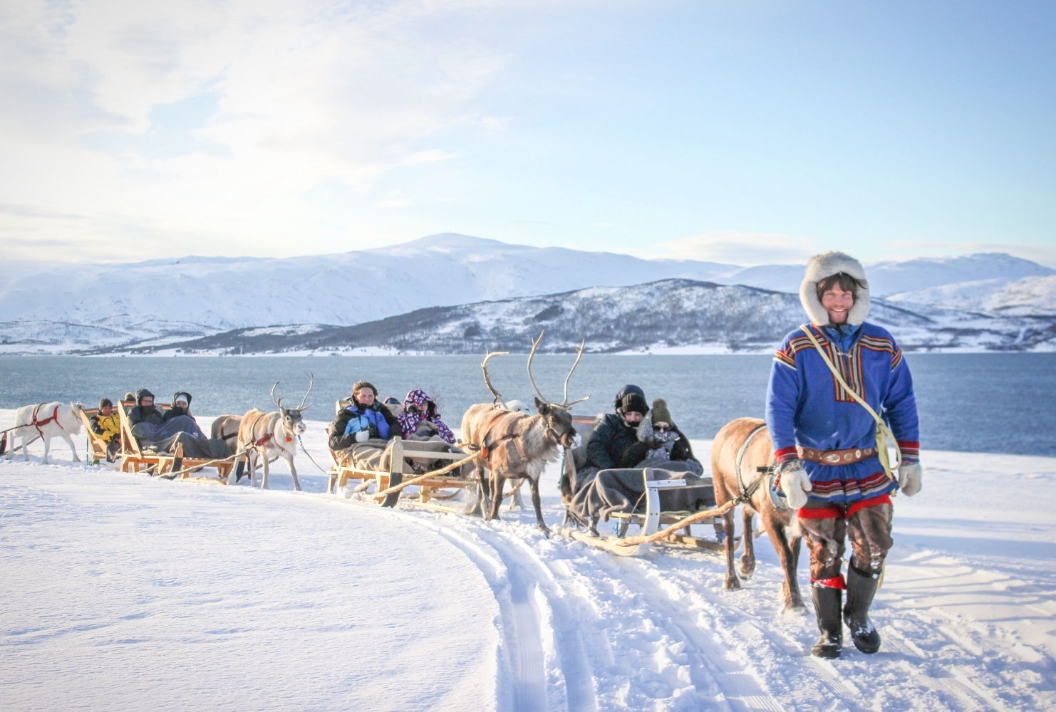 Reindeer Feeding, Sami Culture and Short Reindeer Sledding