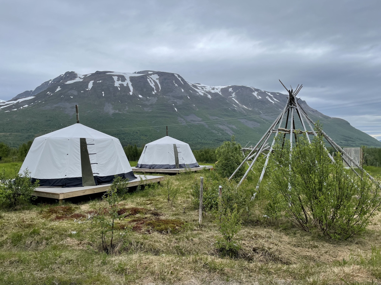 Traditional Saami tent