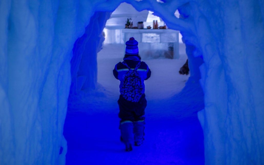 inside the Ice Domes
