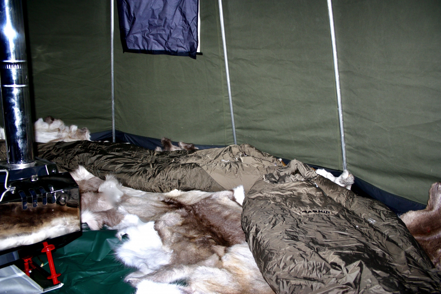 Telt og soveplasser