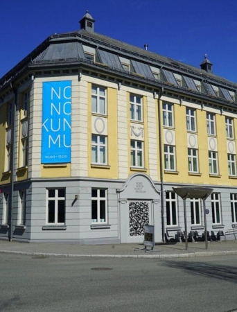fasaden av museet