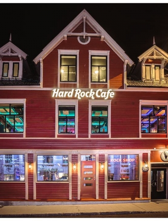 Utsiden av Hard Rock Cafe