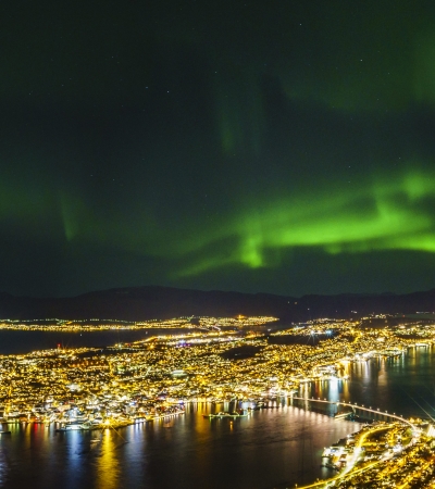 Northern lights over Tromsø
