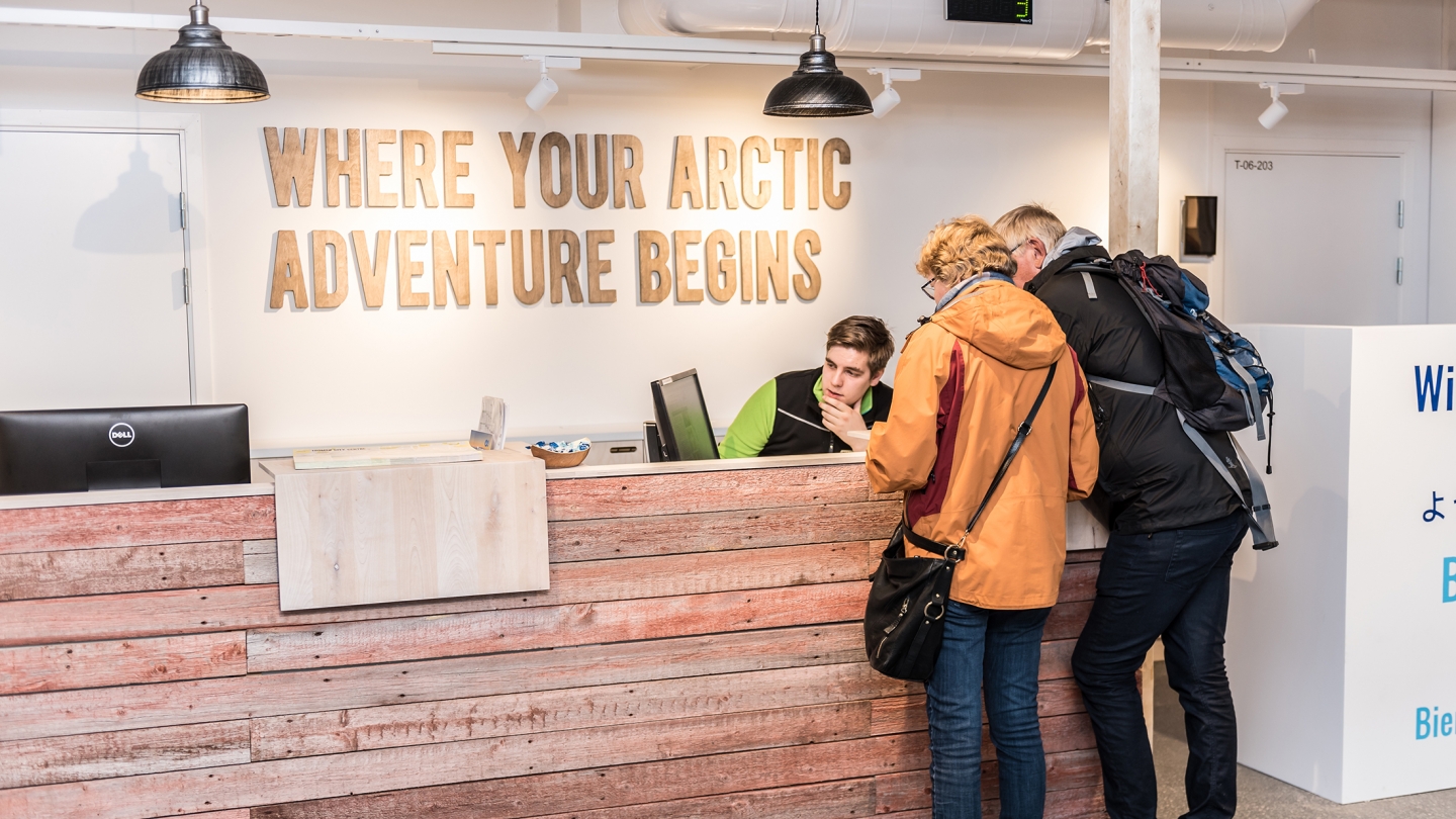 Tromsø's Official Tourist information office helps you with information and activity bookings