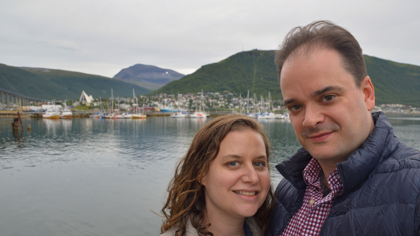 Sarah og Justin Poitras besøkte Tromsø for å blogge om tilgjenglighet