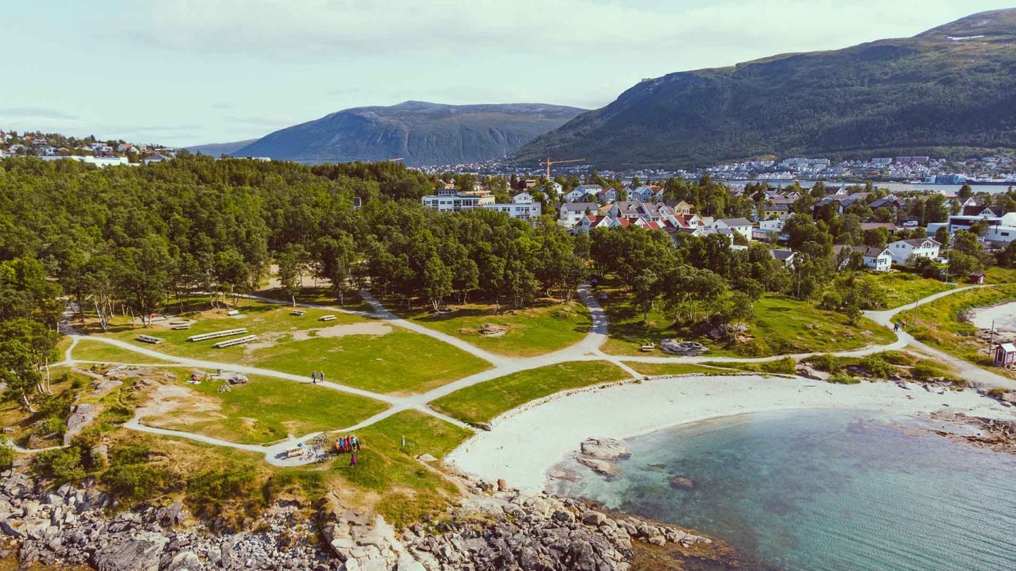 View over Telegrafbukta in Tromsø