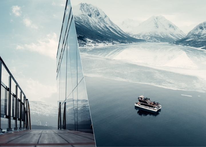 A winter fjord cruise in the Tromsø region with Brim Explorer.