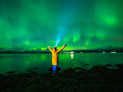 Nyter Nordlyset i Tromsö