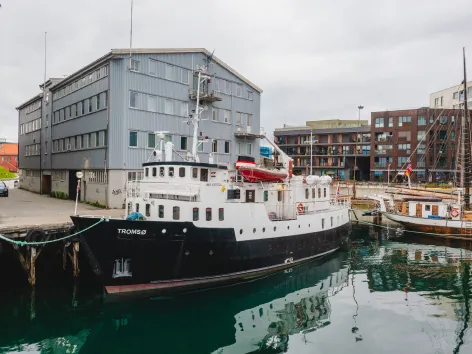 Bildet av båten MS Tromsø.