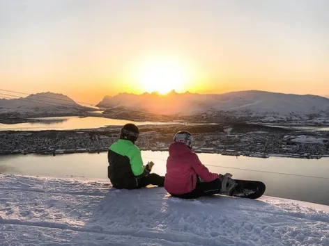 View over Tromsø from the Alpinpark