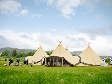 Telt og event organisert av Elevate Norway