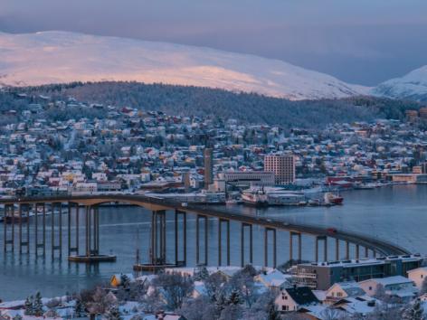 Tromsø winter landscape 