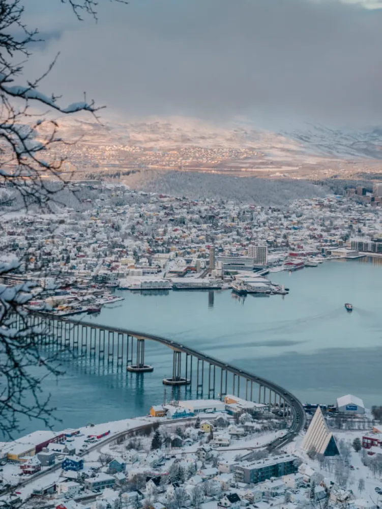 Winter in Tromso, Northern Norway