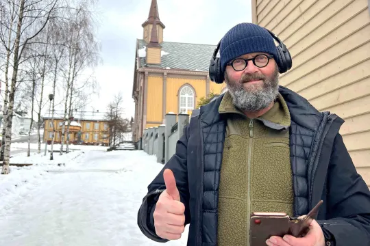 Lytt til historien om Tromsø (Audioguide)