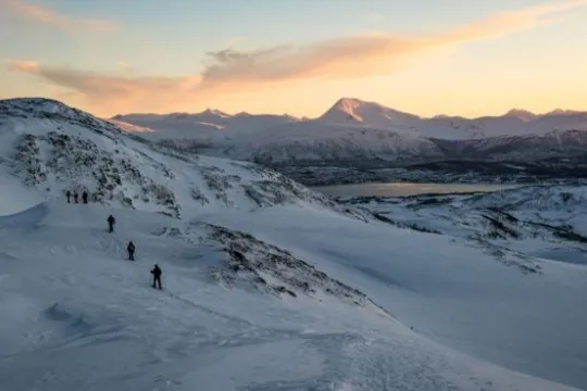 Guests reaching the top of the mountain