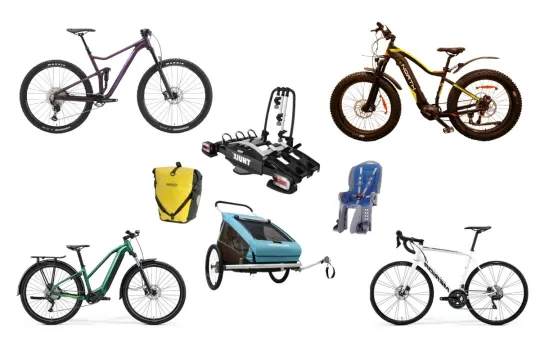 Bicycles and cycling gear available for hire from Tromsø Outdoor