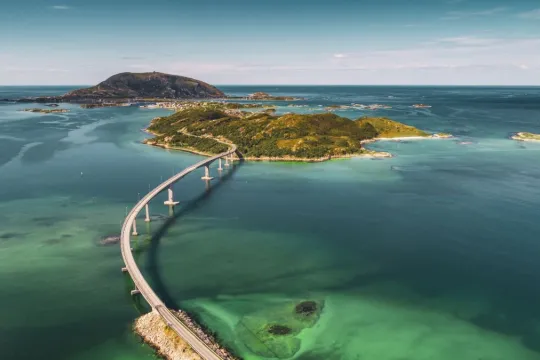 Panoramic view of Sommarøy