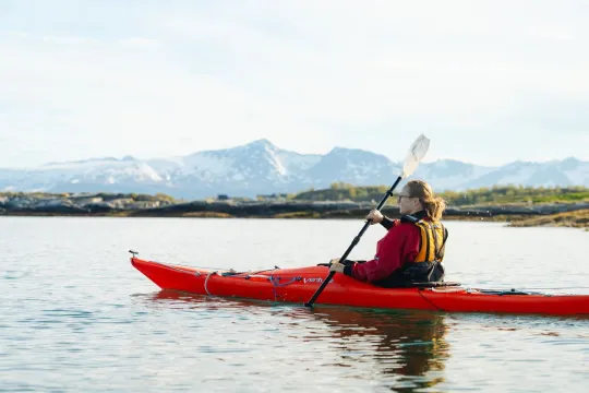 Ettermiddagskajakk fra Tromsø