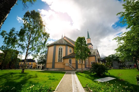 Rear view of the Tromsø Cathedral
