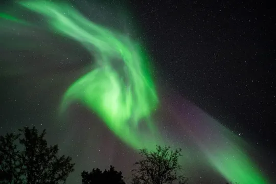 Nordlys nært Tromsø