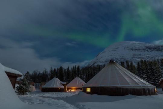 Northern Lights above the Lavvo