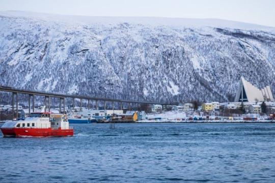 Arktisk blålys cruise rundt Tromsøya
