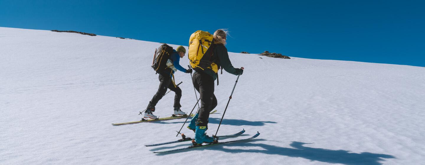 Topptur på ski i Tromsøregionen i Nord-Norge