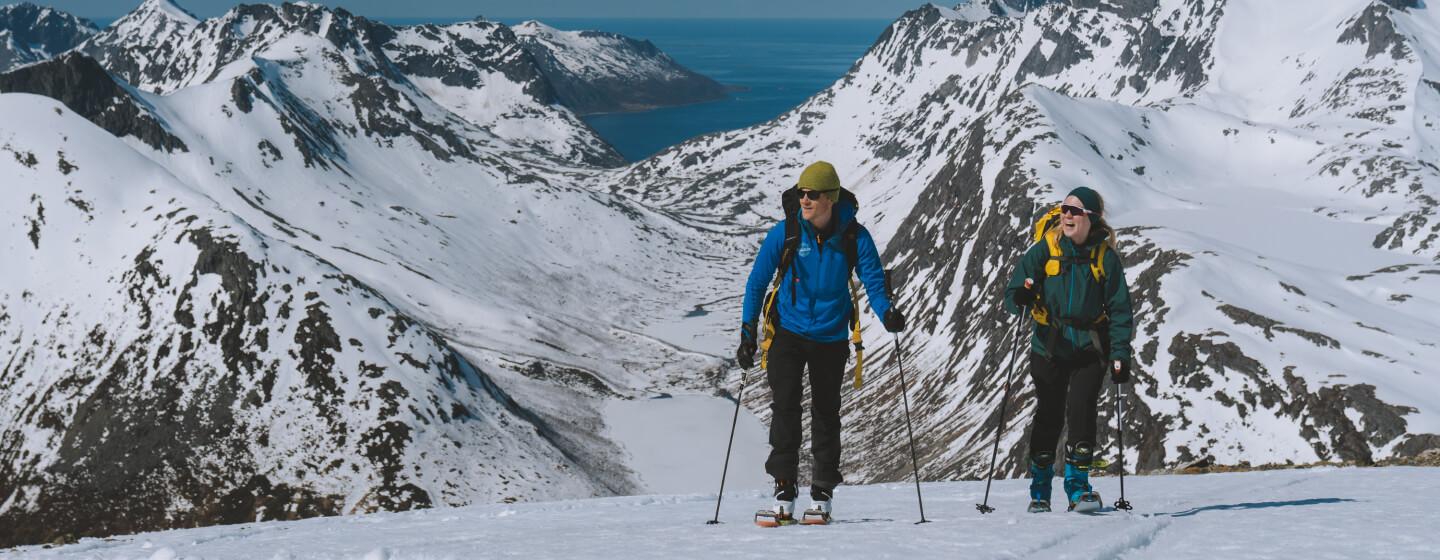 Ski touring in Tromsø, Northern Norway