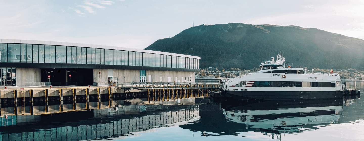 Express boat at Tromsø Harbour Prostneset
