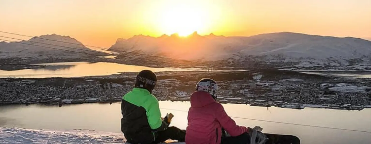 View over Tromsø from the Alpinpark