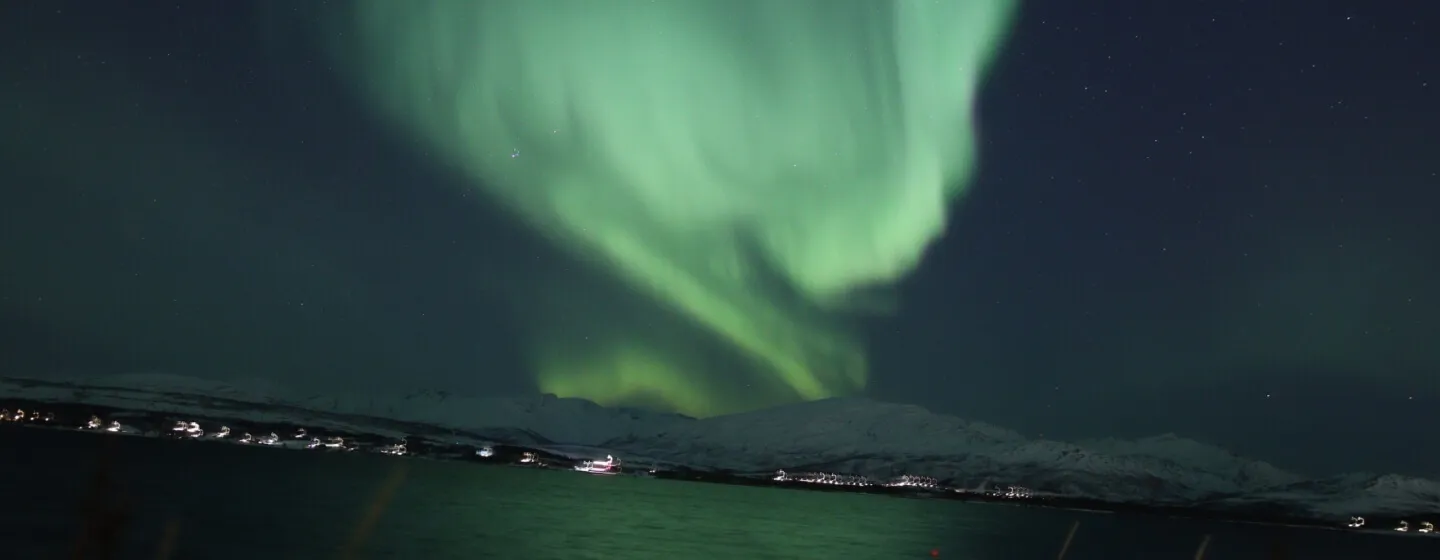 lite tog gjennom hovedstaden i Nord-Tromsø