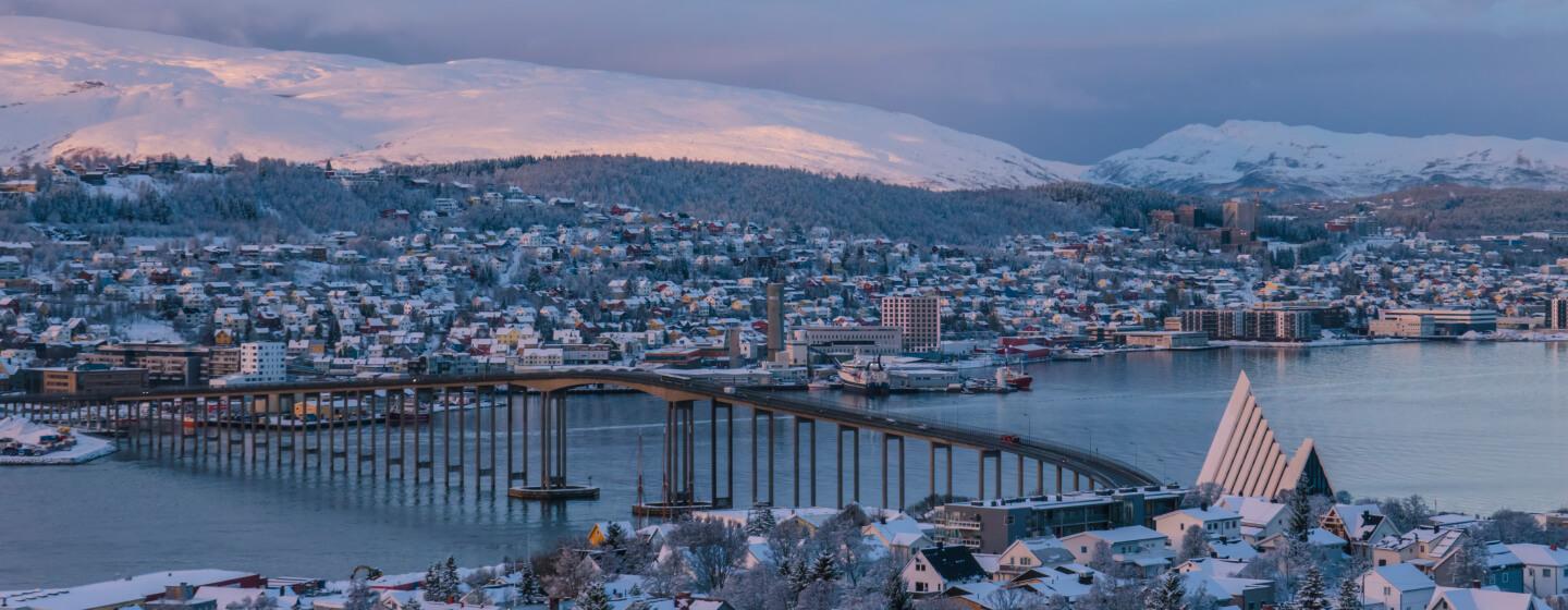 Tromsø winter landscape 