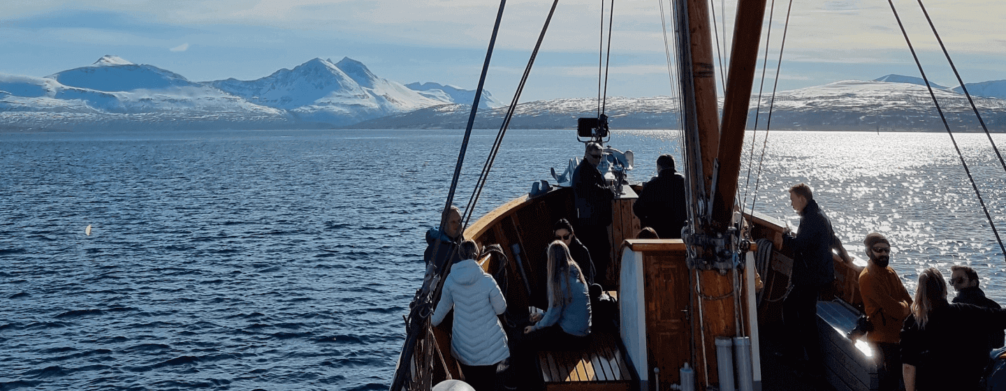 Båttur i Tromsø om vinteren