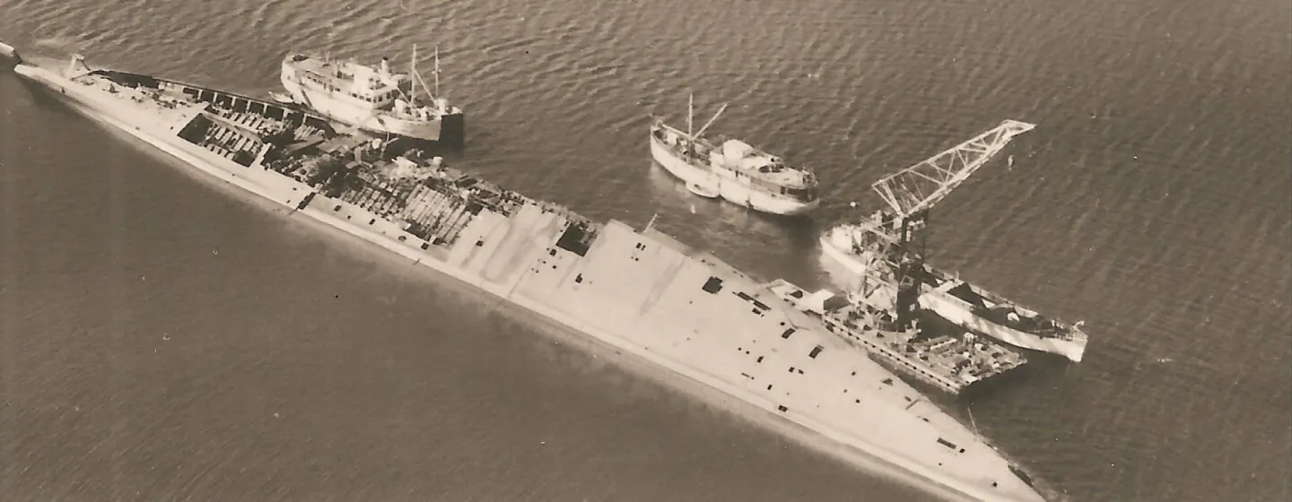 Tirpitz sank off Håkøya during World War II 