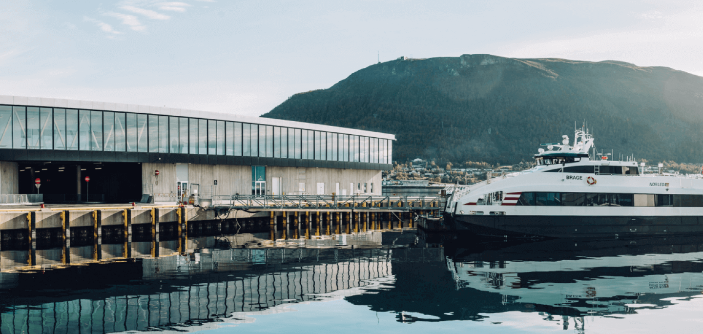 Express boat at Tromsø Harbour Prostneset