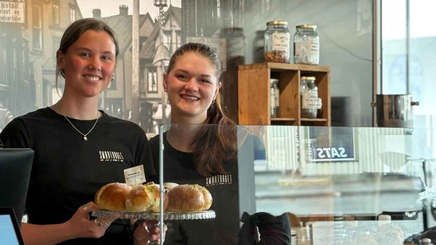Smørtorget café in Tromsø