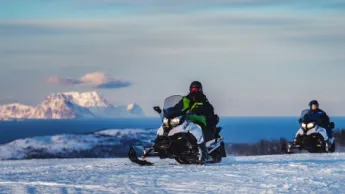 Snowmobiling